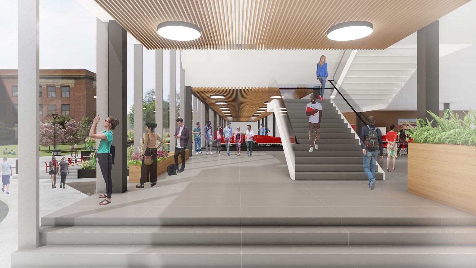 Unl Student Union Alley Poyner Macchietto Architecture