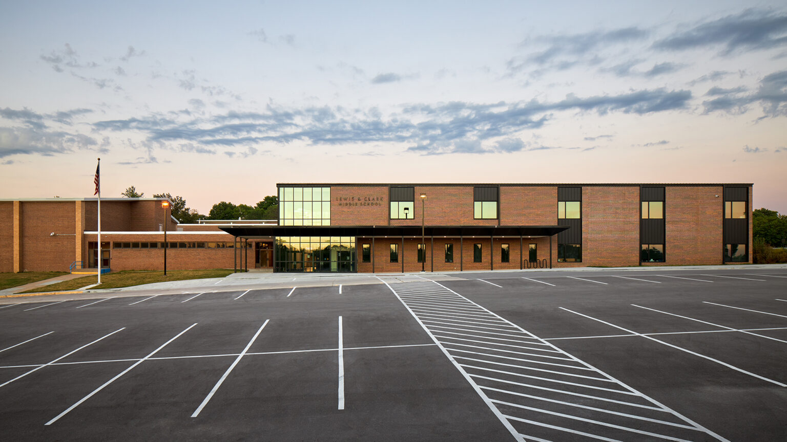 Lewis and Clark Middle School Alley Poyner Macchietto Architecture